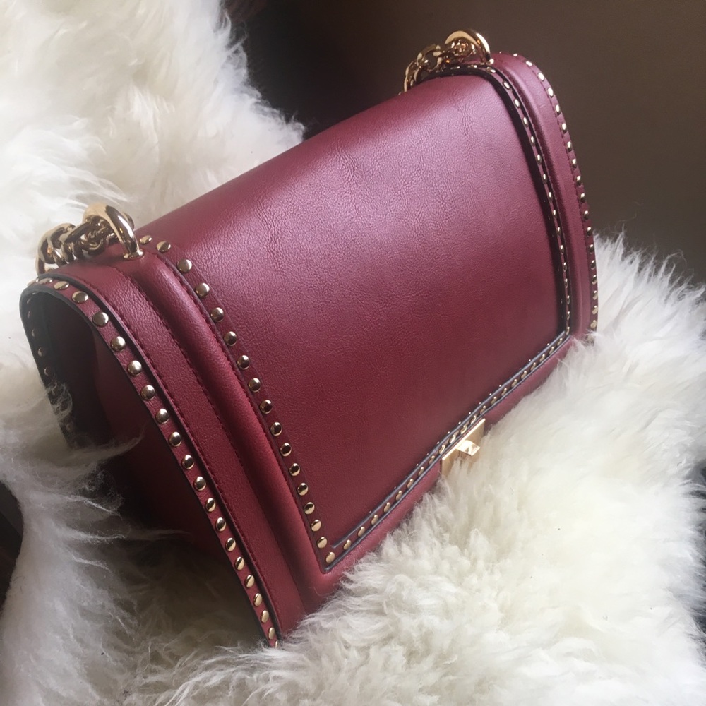 Elegant red crossbody/purse